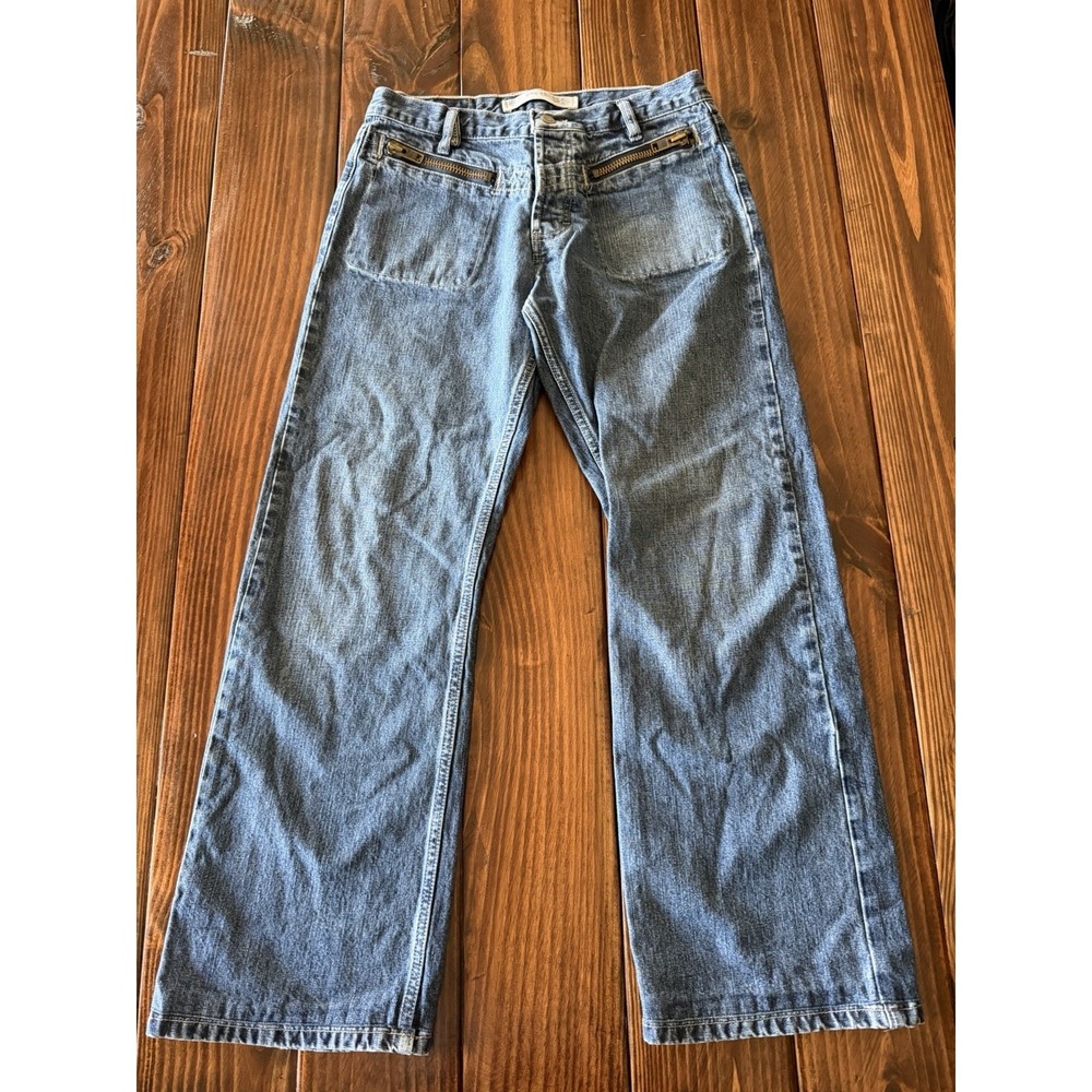 Express Greenwich Zipper Denim Jean 30W / 30L Streetcore Punkcore